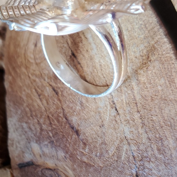 New Shiva Eye 925 Silver Wire Wrapped Spiderweb Ring. - Picture 5 of 9